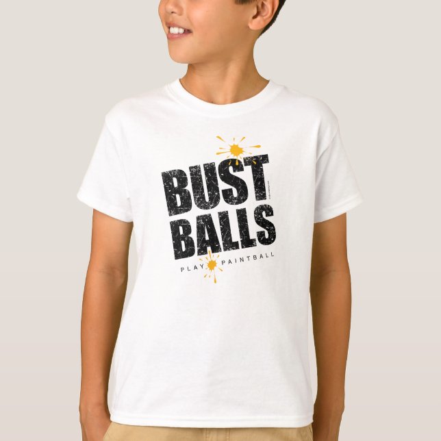 Camiseta Bolas de bola de pintura (Anverso)
