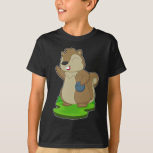 Camiseta Bolas de bolos de ardilla
