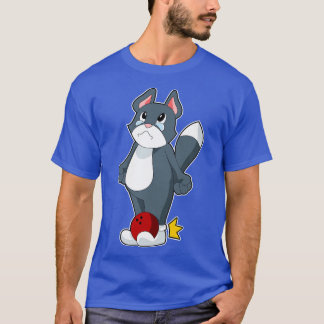 Camiseta Bolas de bolos para el gato