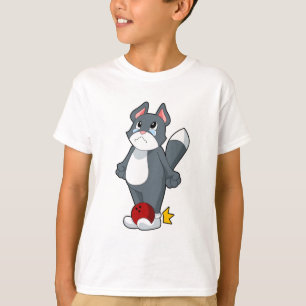 Camiseta Bolas de bolos para el gato