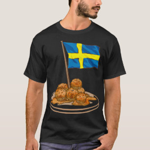 Camiseta Bolas de carne suecas Suecia Europa Viajes