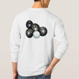 Camiseta Bolas De Césped Negro Y Kitty,