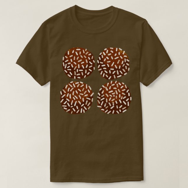 Camiseta Bolas de chocolate (Diseño del anverso)