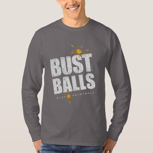 Camiseta Bolas de Destrucción de Paintball (Anverso)
