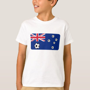 Camiseta Bolas de fútbol de bandera australiana