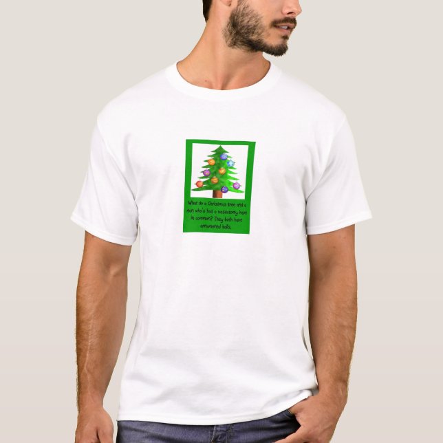 Camiseta Bolas de la vasectomía del navidad (Anverso)