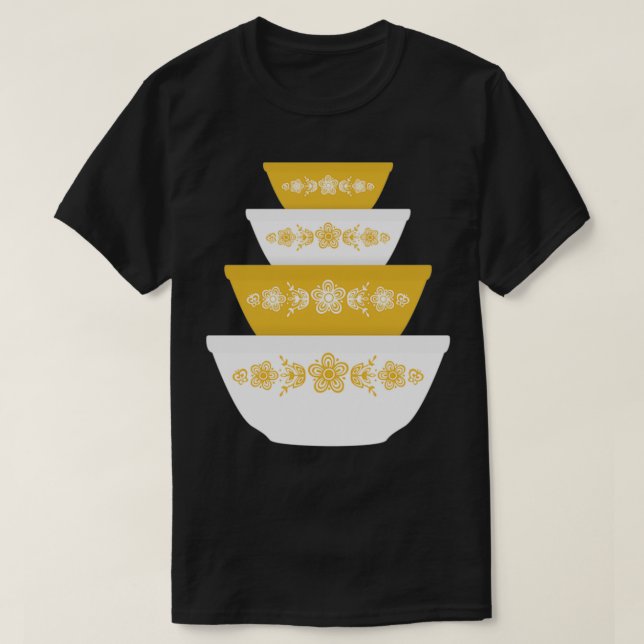 Camiseta Bolas de mariposa dorada Pyrex (Diseño del anverso)