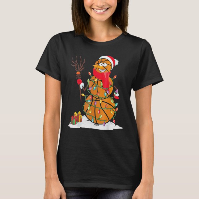 Camiseta Bolas de Nieve de Baloncesto (Anverso)