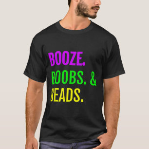 Camiseta Bolas de pechuga Mardi Gras Diseño Nueva Orleans T