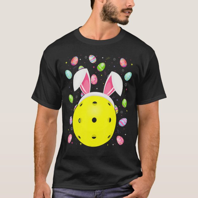 Camiseta Bolas de pollo Huevo de Pascua Graciosa de Pickleb (Anverso)