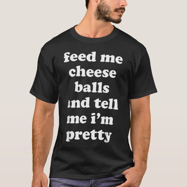 Camiseta Bolas de Queso Divertidas (Anverso)