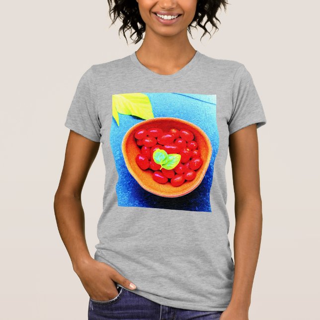 Camiseta "Bolas de tomates" Foto Cuta. ¡Hazte con una en Za (Anverso)