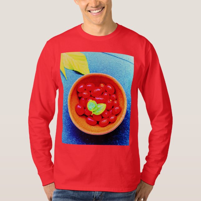 Camiseta "Bolas de tomates" Foto Cuta. ¡Hazte con una en Za (Anverso)