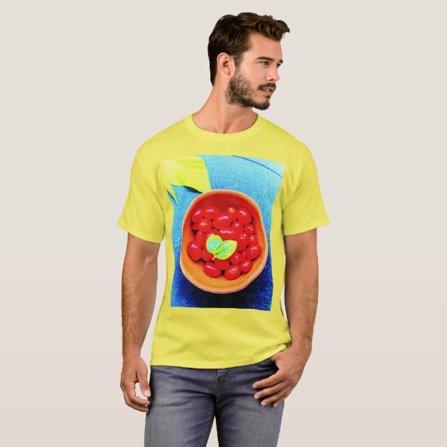 Camiseta "Bolas de tomates" Foto Cuta. ¡Hazte con una en Za (Anverso completo)