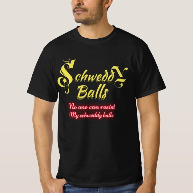 Camiseta Bolas Schweddy T-Shirt (Anverso)