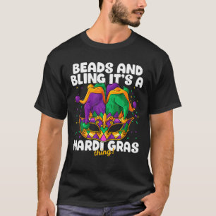 Camiseta ¡Bolas y mordidas es algo del Mardi Gras! Coche di