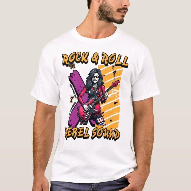 Camiseta Bold Artwork Design for Modern Rock Music Lovers (Anverso)