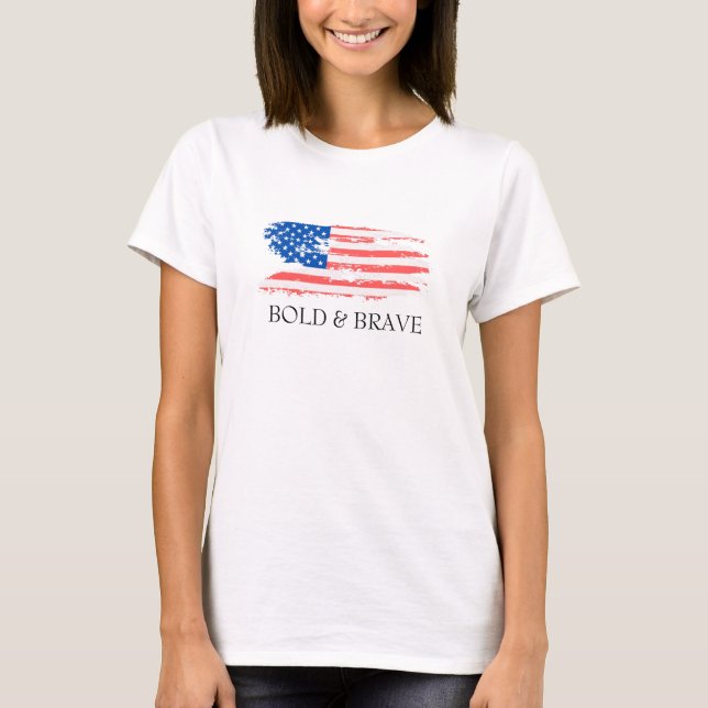 CAMISETA BOLD BOLD & BRAVE SHIRE DE EE.UU. (Anverso)