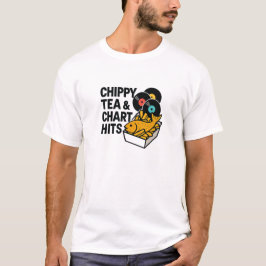 Camiseta Bold Chippy Vinyl Pop Culture Quote
