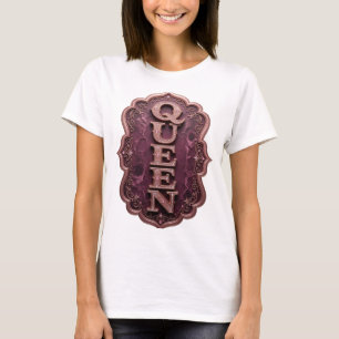 Camiseta Bold Gold QUEEN Diseño Personalizado