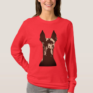 Camiseta Bold Great Dane Dog Black and Orange Dog