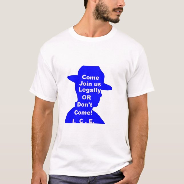 Camiseta Bold Message Silhouette – Legal Immigration Statem (Anverso)