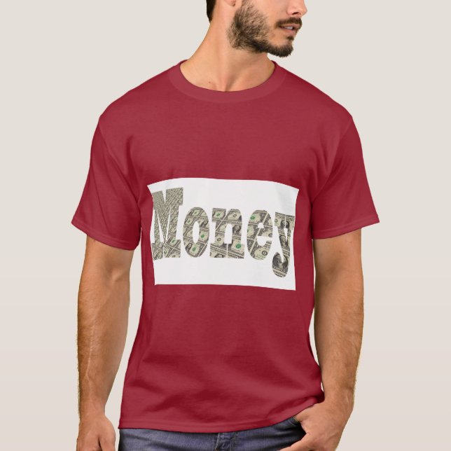 Camiseta Bold Money Print T-Shirt for Trendsetters (Anverso)