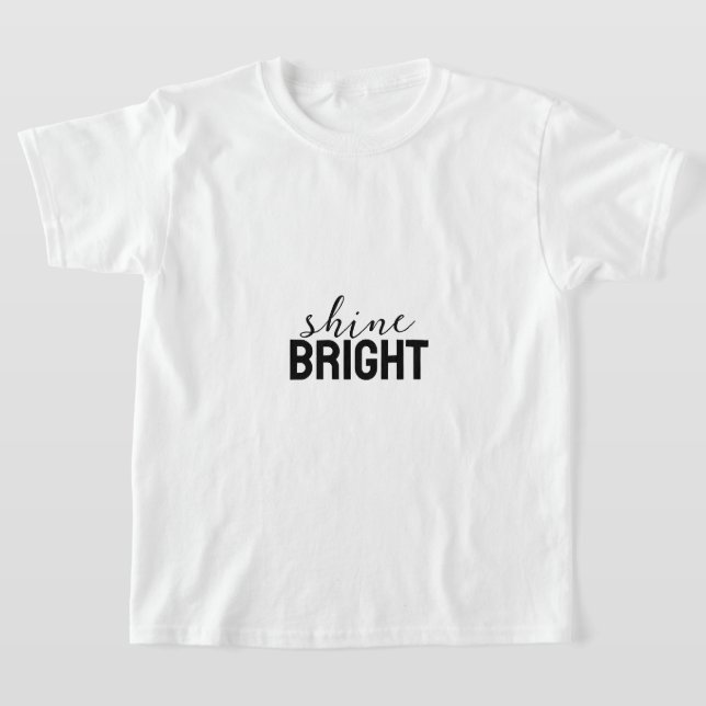 Camiseta Bold Motivational Typography Poster – Modern Text  (Distribución)