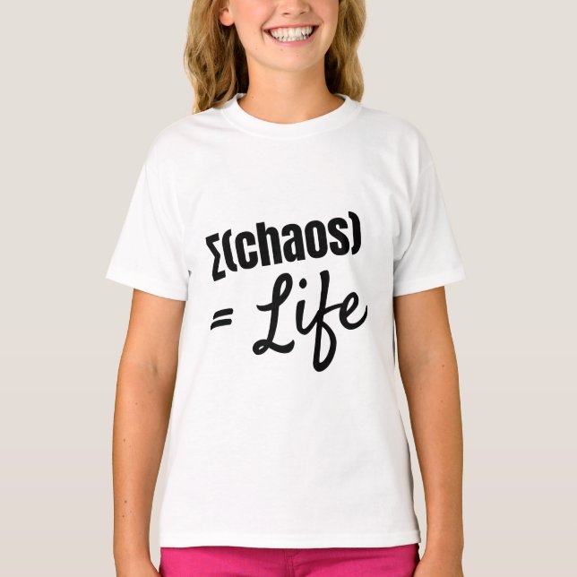 Camiseta Bold Philosophical Math-Inspired Quote T-Shirt (Anverso)