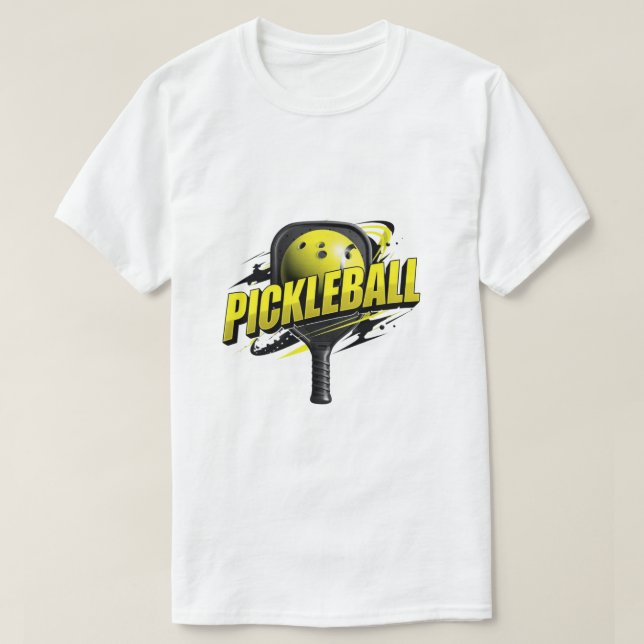 Camiseta Bold Pickleball Graphic Shirt | Modern Sport Typog (Diseño del anverso)