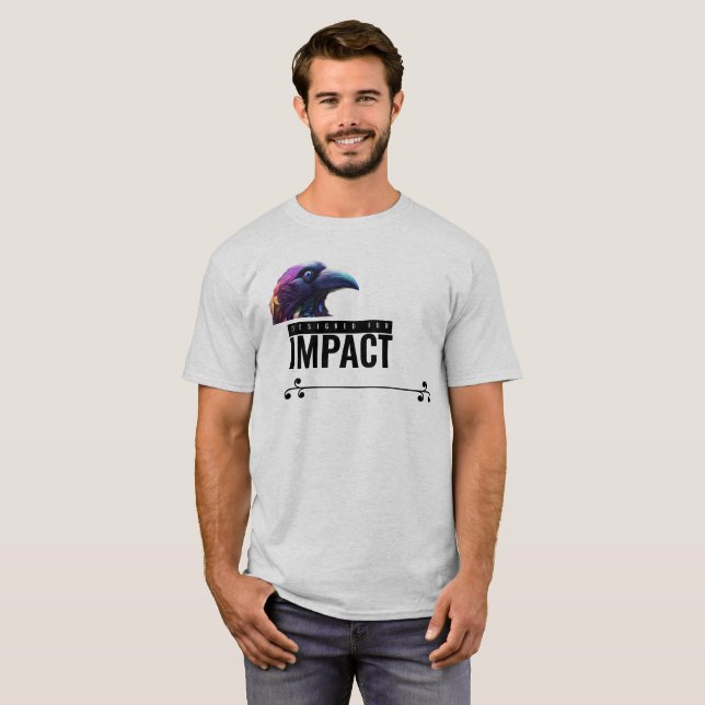 Camiseta Bold Raven “Prepárate para el Impacto” –  (Anverso completo)