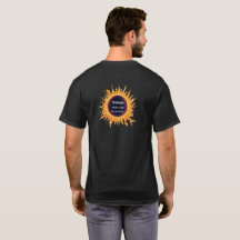 Camiseta Bold Watercolor Eclipse Solar Total 2026