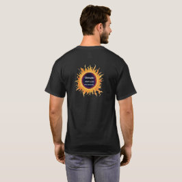 Camiseta Bold Watercolor Eclipse Solar Total 2026 