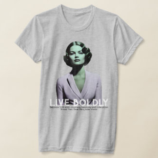 Camiseta BOLDLY en vivo