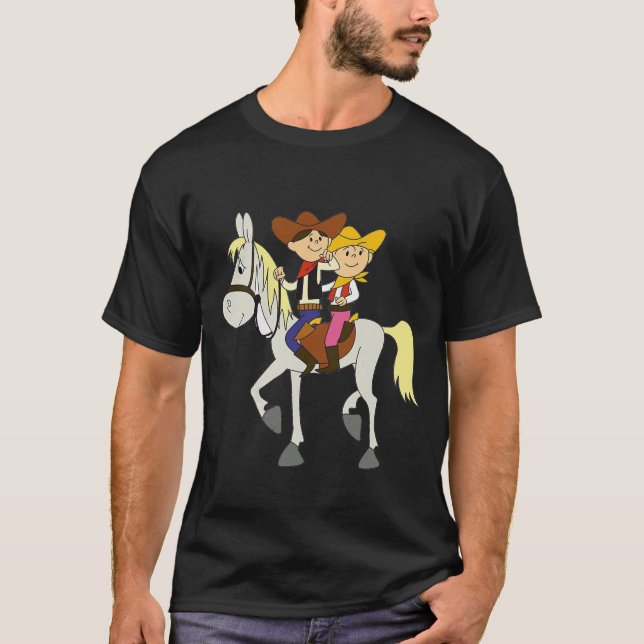 Camiseta Bolek I Lolek Cowboys PERSONALIZADO MEME ANIME (Anverso)