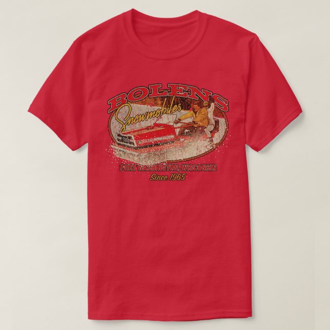 Camiseta Bolens Snowmobiles 1965 (Diseño del anverso)