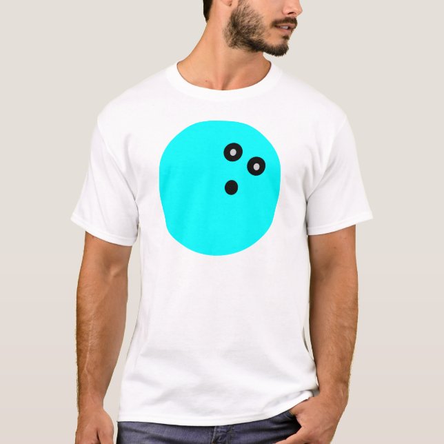 Camiseta Bolera azul (Anverso)