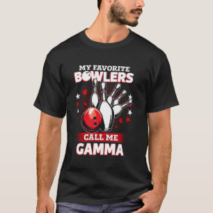 Camiseta Bolera Divertida Mi Bolera Favorita Me Llama G