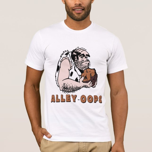 Camiseta ¡Bolera oops! Hombre de las cavernas (Anverso)