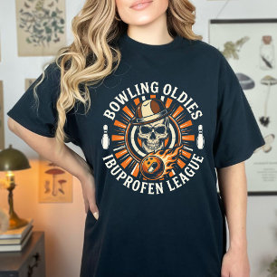 Camiseta Bolera Retro Antiguos Liga de Ibuprofeno Divertida