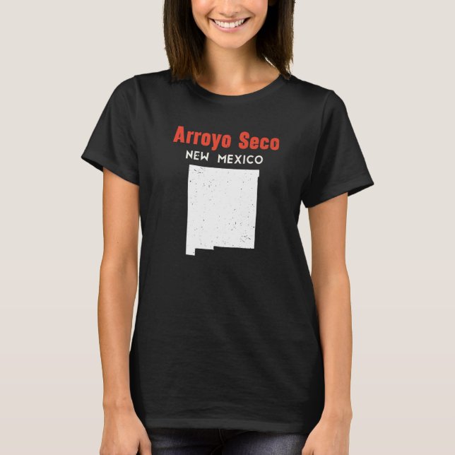 Camiseta Boles Acres y Arroyo Seco USA State America Trav (Anverso)