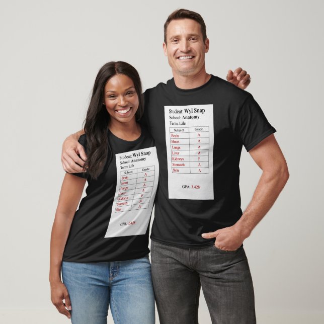 Camiseta Boletín de Calificaciones (Unisexo)
