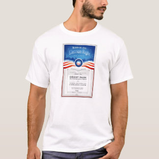 Camiseta Boleto de la reunión de la noche de la elección de