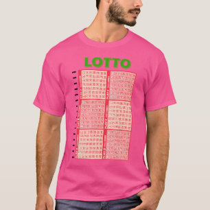 Camiseta Boleto de Lotería Lotto Fiesta Halloween Cosplay G
