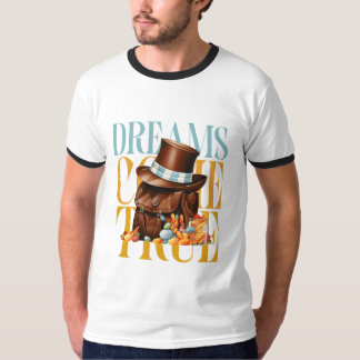 Camiseta boleto dorado