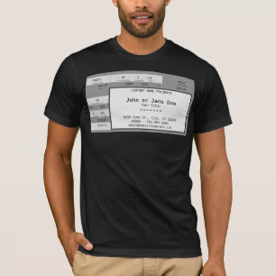 Camiseta boleto gris del concierto