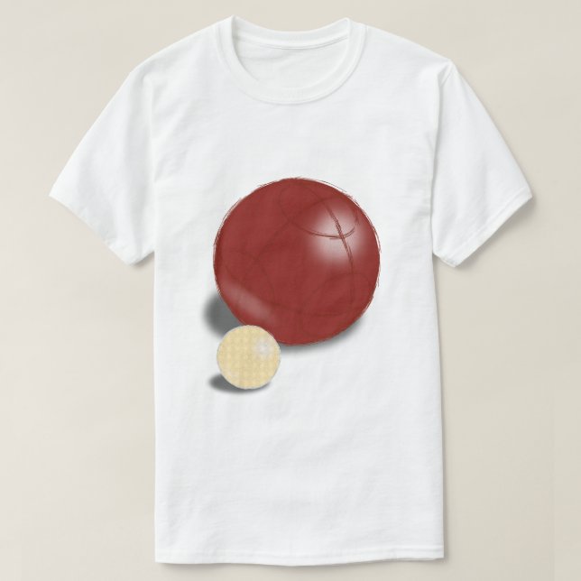 Camiseta Boliche con Bolas Boccie (Diseño del anverso)