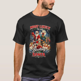 Camiseta Boliche con Santa