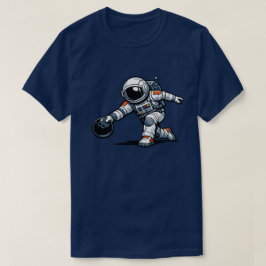 Camiseta Boliche de Astronauta