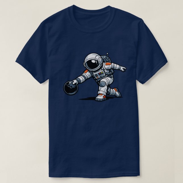Camiseta Boliche de Astronauta (Diseño del anverso)